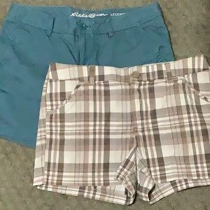Shorts 2 pair Eddie Bauer and St John’s Bay